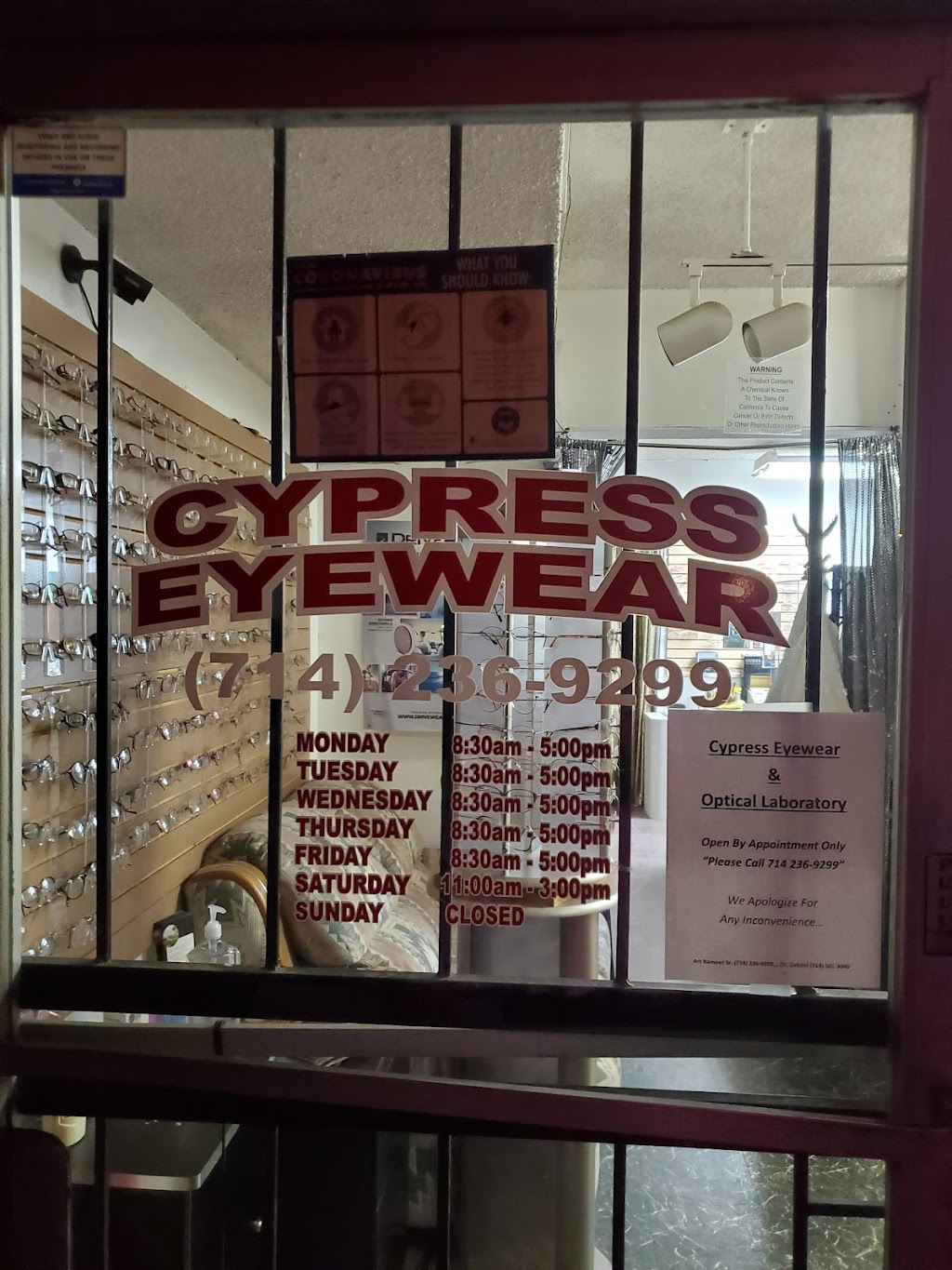 Cypress Eyewear & Optical Laboratory | 4130 4132 Lincoln Ave, Cypress, CA 90630, USA | Phone: (714) 236-9299