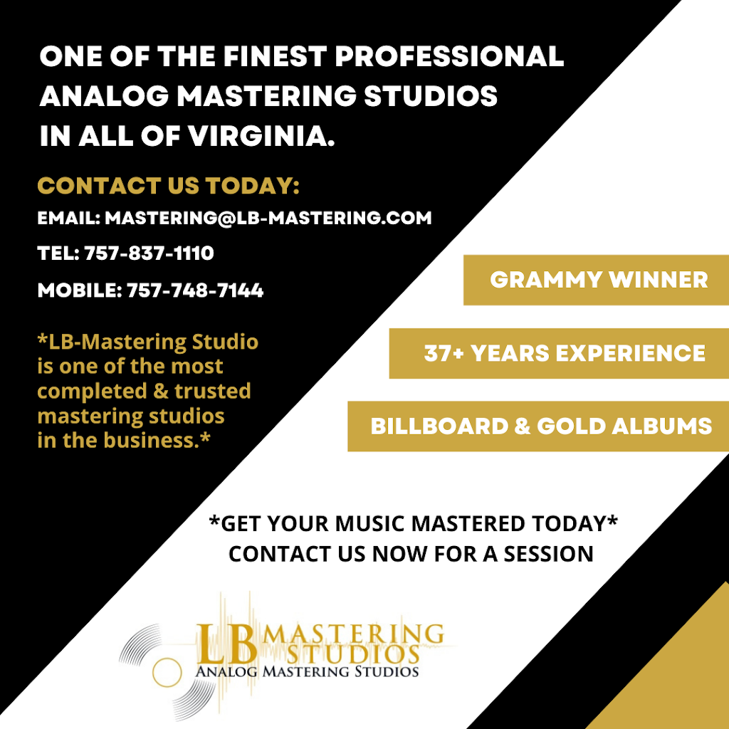 LB-Mastering Studios | Cumberland Pkwy, Virginia Beach, VA 23452, USA | Phone: (757) 748-7144