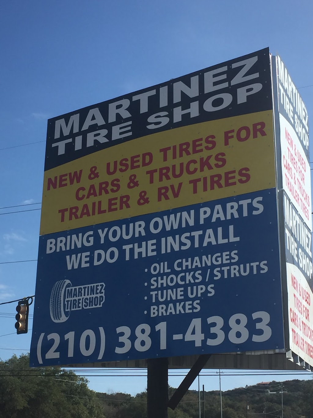 Martinez Tire Shop | 14501 FM306, Canyon Lake, TX 78133, USA | Phone: (210) 381-4383