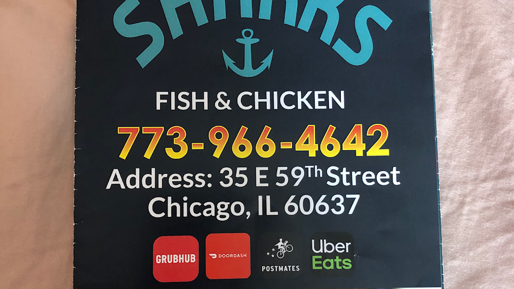 Chicago sharks | 35 E 59th St, Chicago, IL 60637, USA | Phone: (773) 966-4642