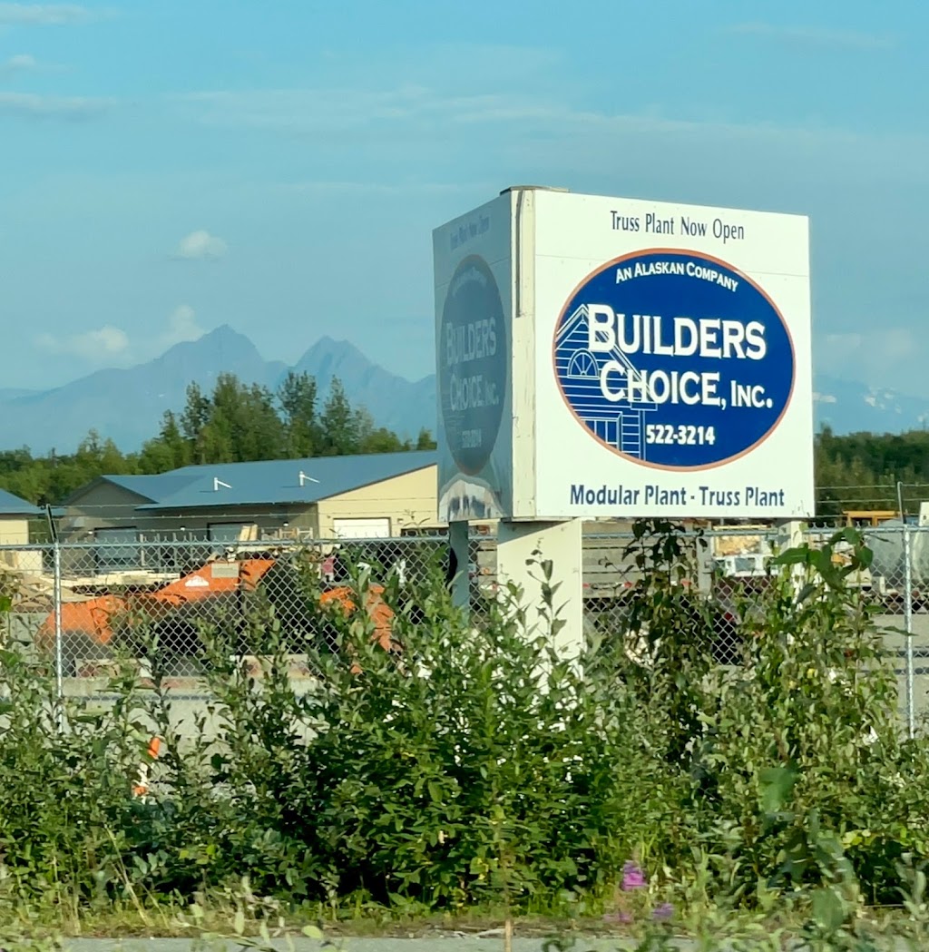 Builders Choice Truss Yard | Marigold Dr, Wasilla, AK 99654, USA | Phone: (907) 522-3214