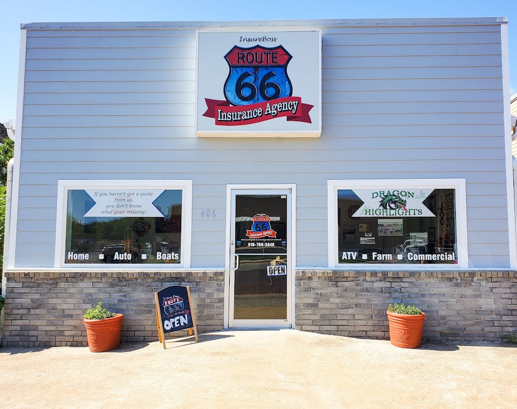 Route 66 Insurance Agency | 406 W 6th St, Chelsea, OK 74016, USA | Phone: (918) 254-1725