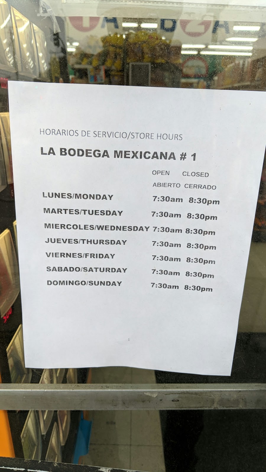 La Bodega Mexicana | 6001 Atlantic Ave, Long Beach, CA 90805, USA | Phone: (562) 423-0014