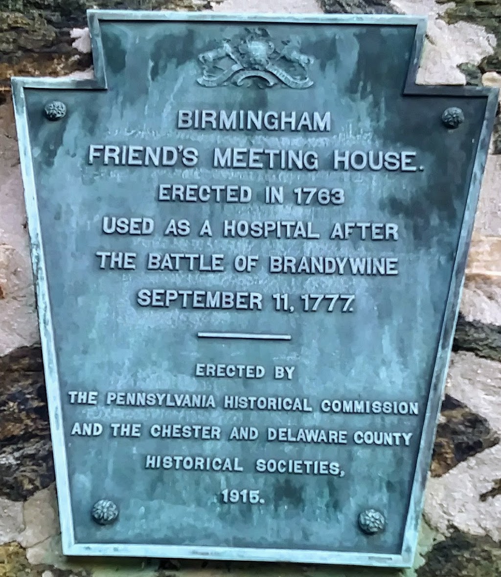 BIRMINGHAM FRIENDS MEETING | 1245 Birmingham Rd, West Chester, PA 19382, USA | Phone: (610) 793-1734