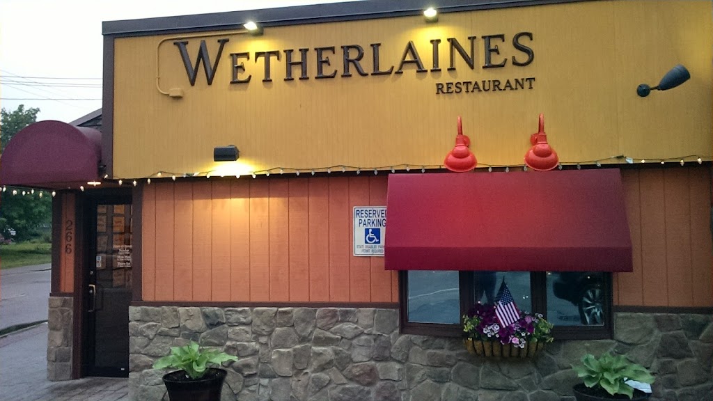 Wetherlaines Restaurant | 266 County St, Attleboro, MA 02703, USA | Phone: (508) 222-9730