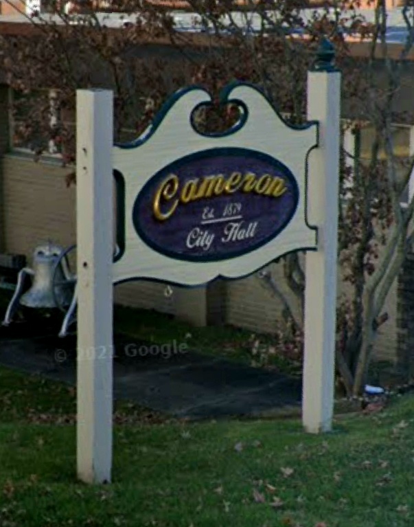 Cameron City Hall | 44 Main St, Cameron, WV 26033, USA | Phone: (304) 686-2366