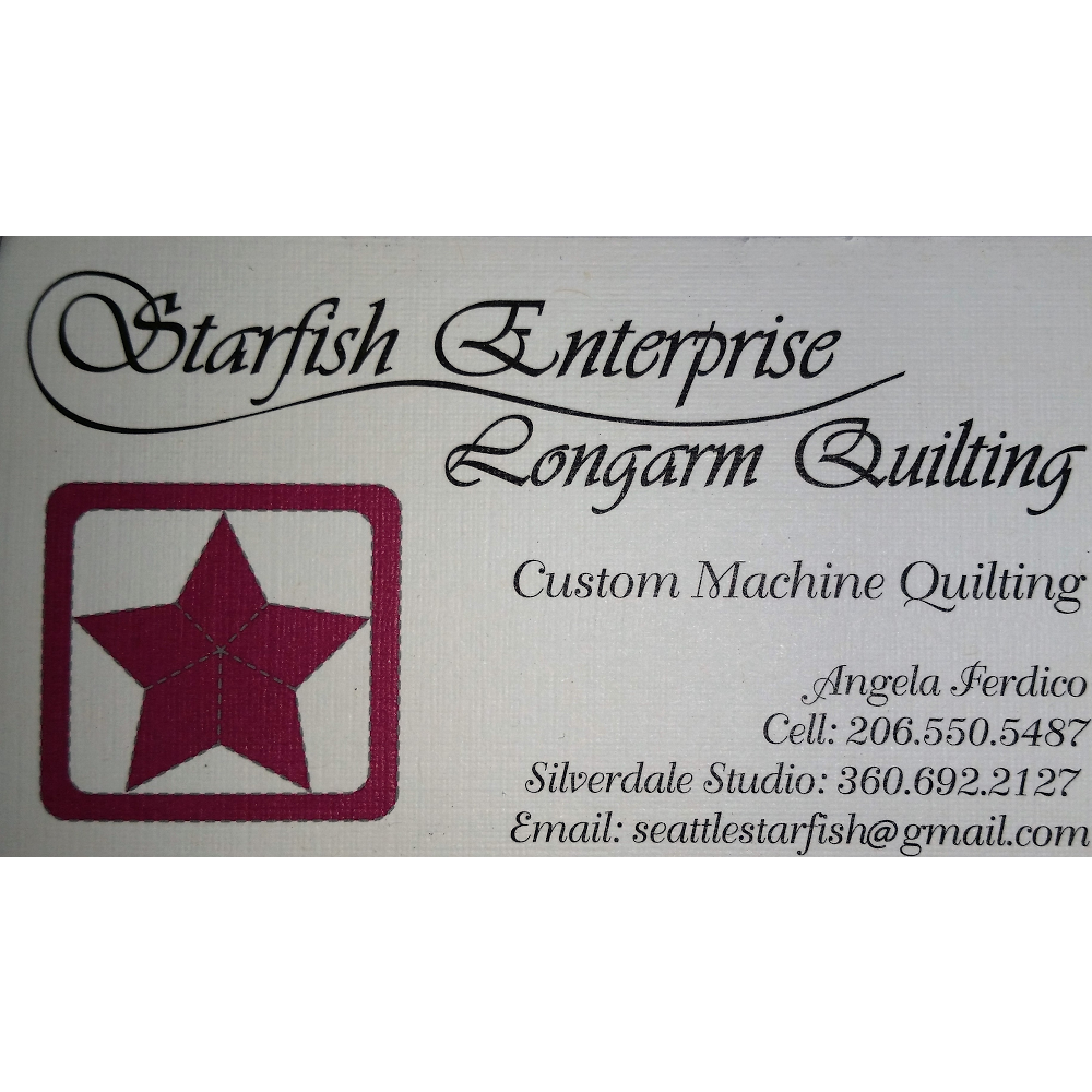 Starfish Enterprise Longarm Quilting | 8055 Graystone Way NW, Silverdale, WA 98383, USA | Phone: (360) 710-0287