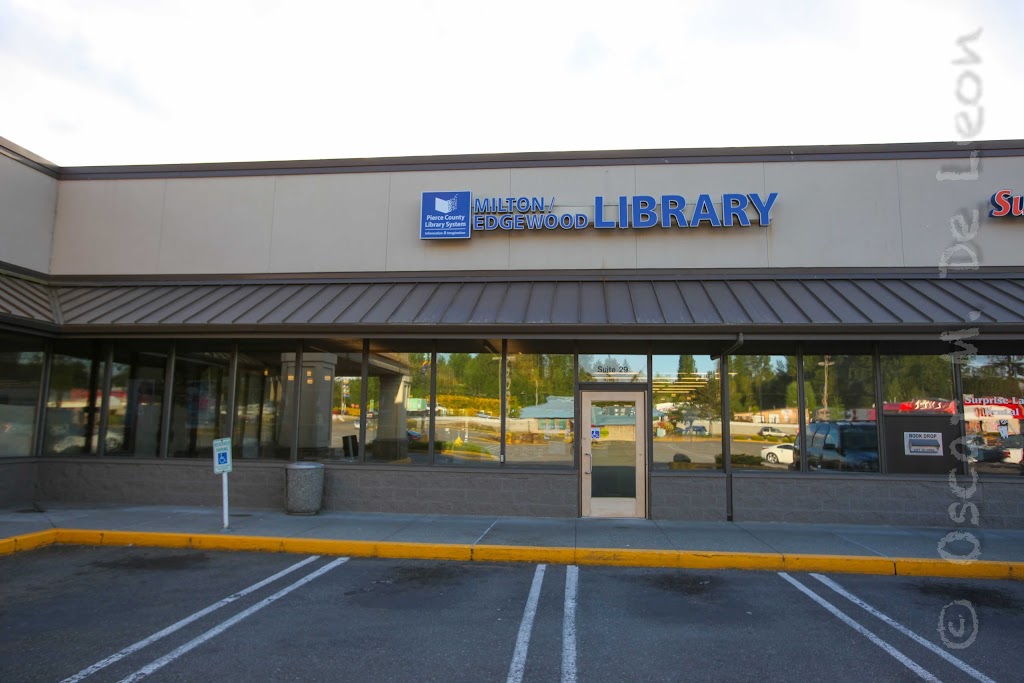 Milton/Edgewood Pierce County Library | 900 Meridian Ave E, Milton, WA 98354, USA | Phone: (253) 548-3325