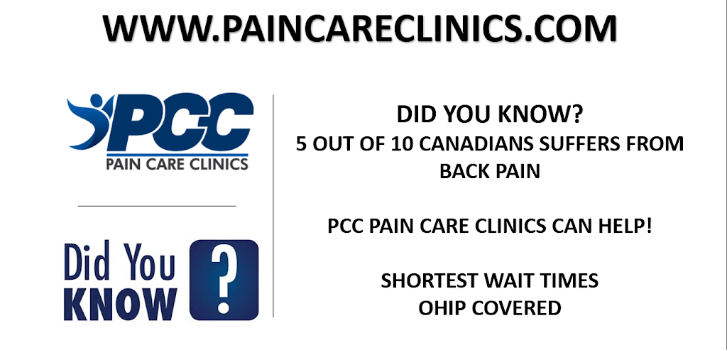 PCC Pain Care Clinics Windsor | 2464 Howard Ave #106, Windsor, ON N8X 3V6, Canada | Phone: (226) 782-7246