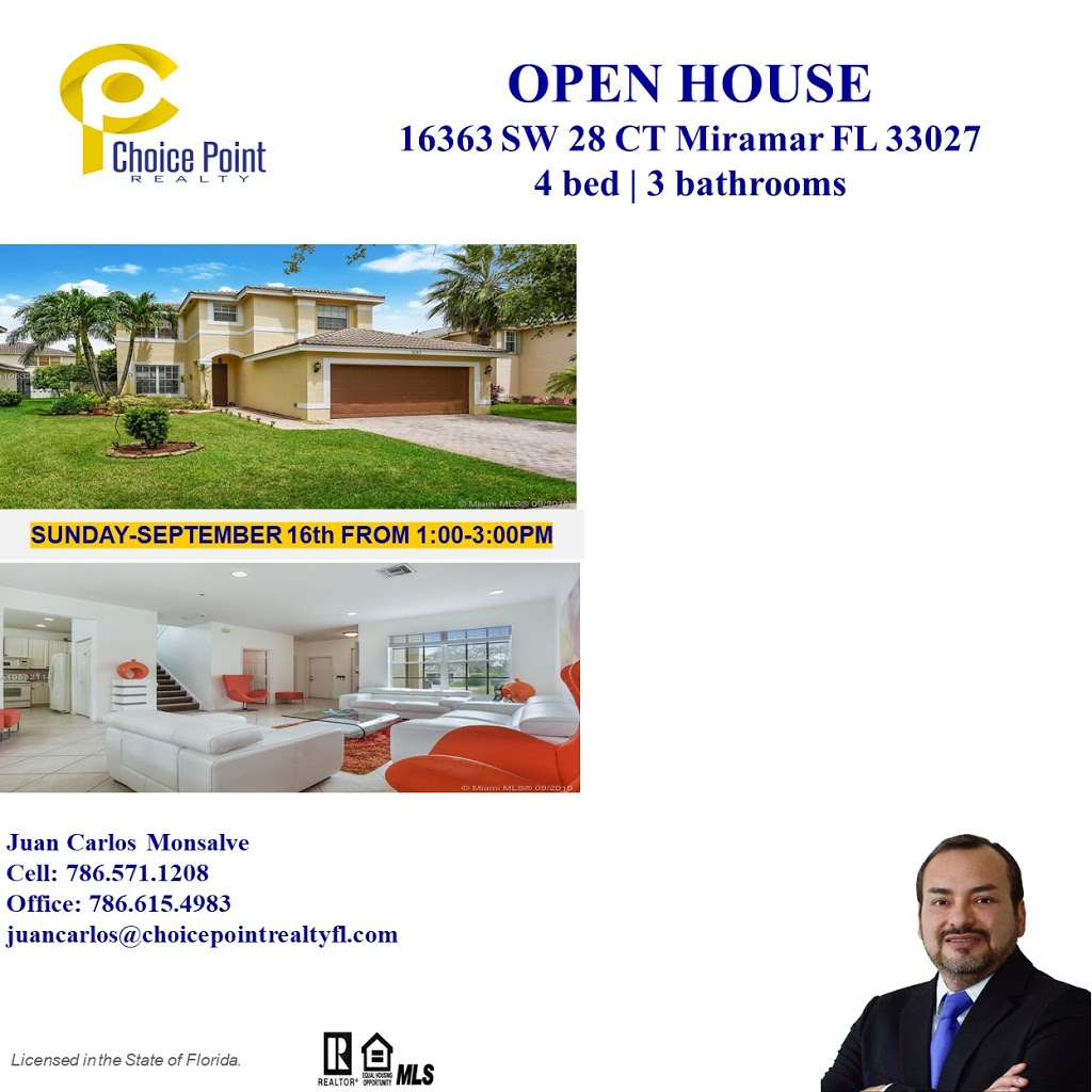 Juan Carlos Monsalve Realtor | 15190 SW 122nd Ave #3108, Miami, FL 33186, USA | Phone: (786) 571-1208