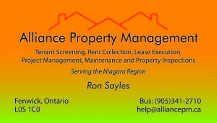 Alliance Property Management | 30 First Street front, Welland, ON L3B 4R9, Canada | Phone: (905) 341-2710