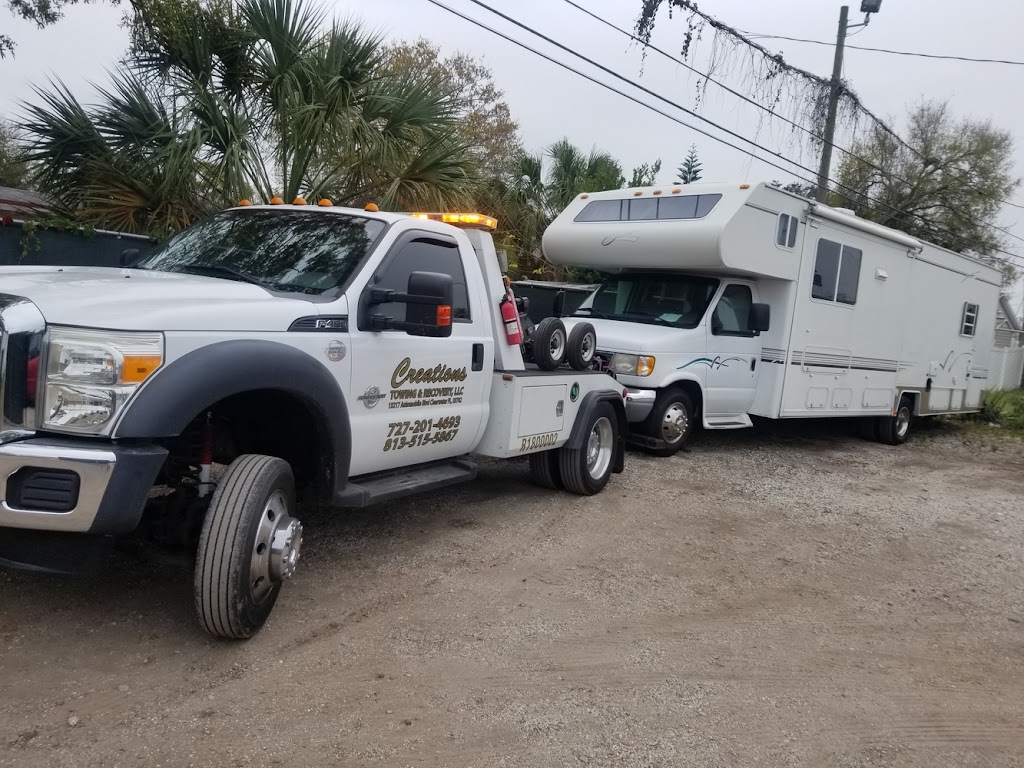 Creations Towing & Recovery LLC. | 13217 Automobile Blvd, Clearwater, FL 33762, USA | Phone: (727) 201-4693