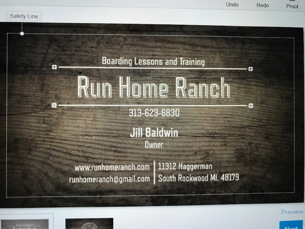 Run Home Ranch | 11312 Haggerman Rd, South Rockwood, MI 48179, USA | Phone: (313) 623-6830