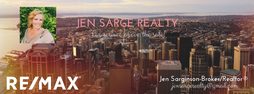 Jen Sarginson, Realtor Jen Sarge Realty brokered by eXp | 4004 NE 4th St Suite 107-471, Renton, WA 98059, USA | Phone: (425) 223-9822