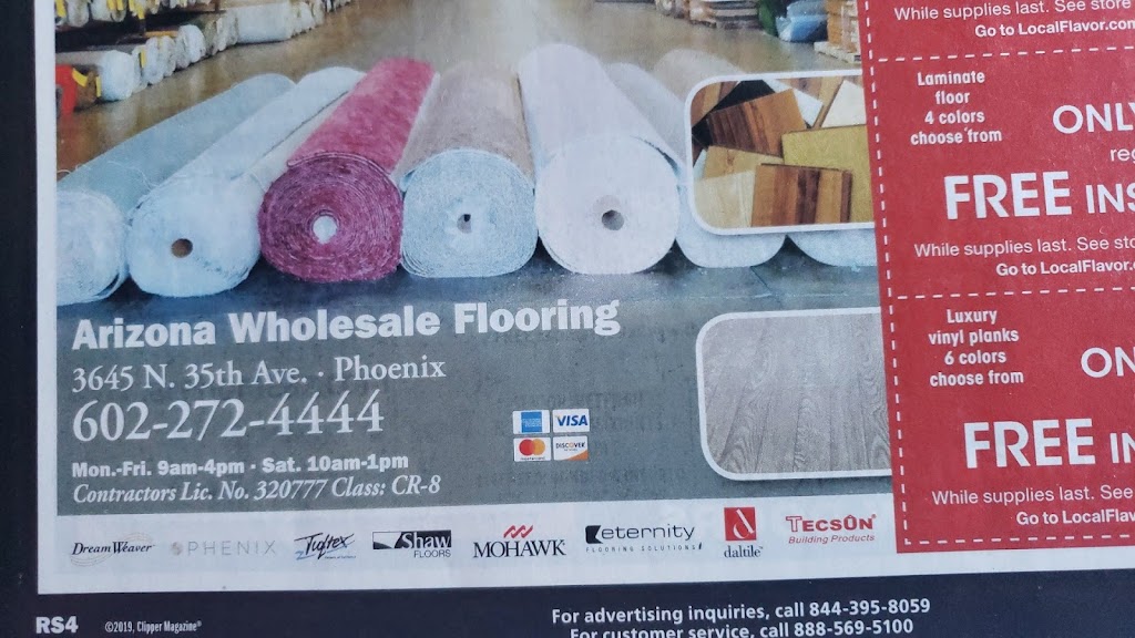 Wholesale Flooring | 3645 N 35th Ave, Phoenix, AZ 85017, USA | Phone: (602) 484-7500