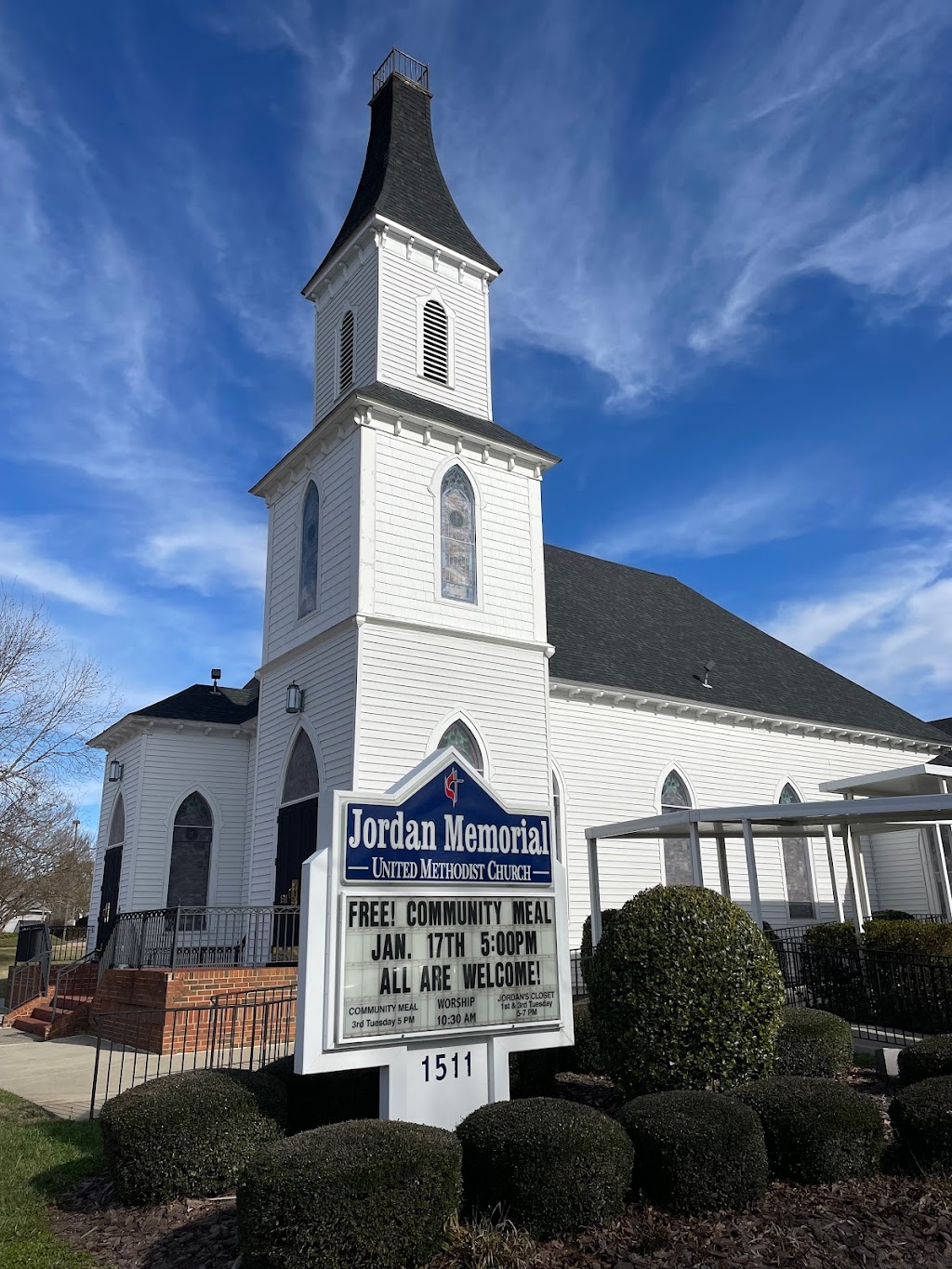 Jordan Memorial United Methodist | 1511 Main St, Ramseur, NC 27316, USA | Phone: (336) 824-2252