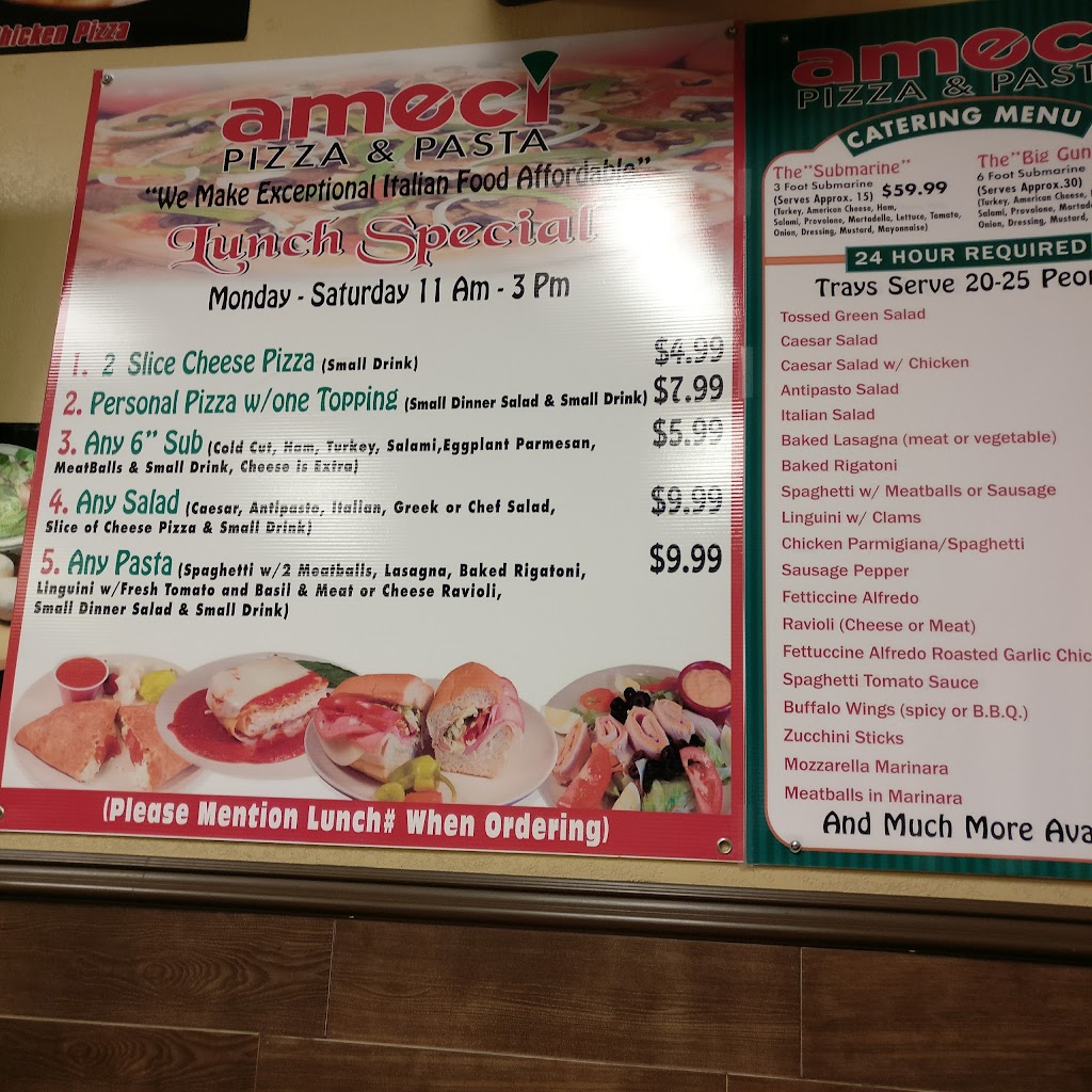 Ameci Pizza & Pasta | 11229 Tampa Ave, Northridge, CA 91326, USA | Phone: (818) 368-4228