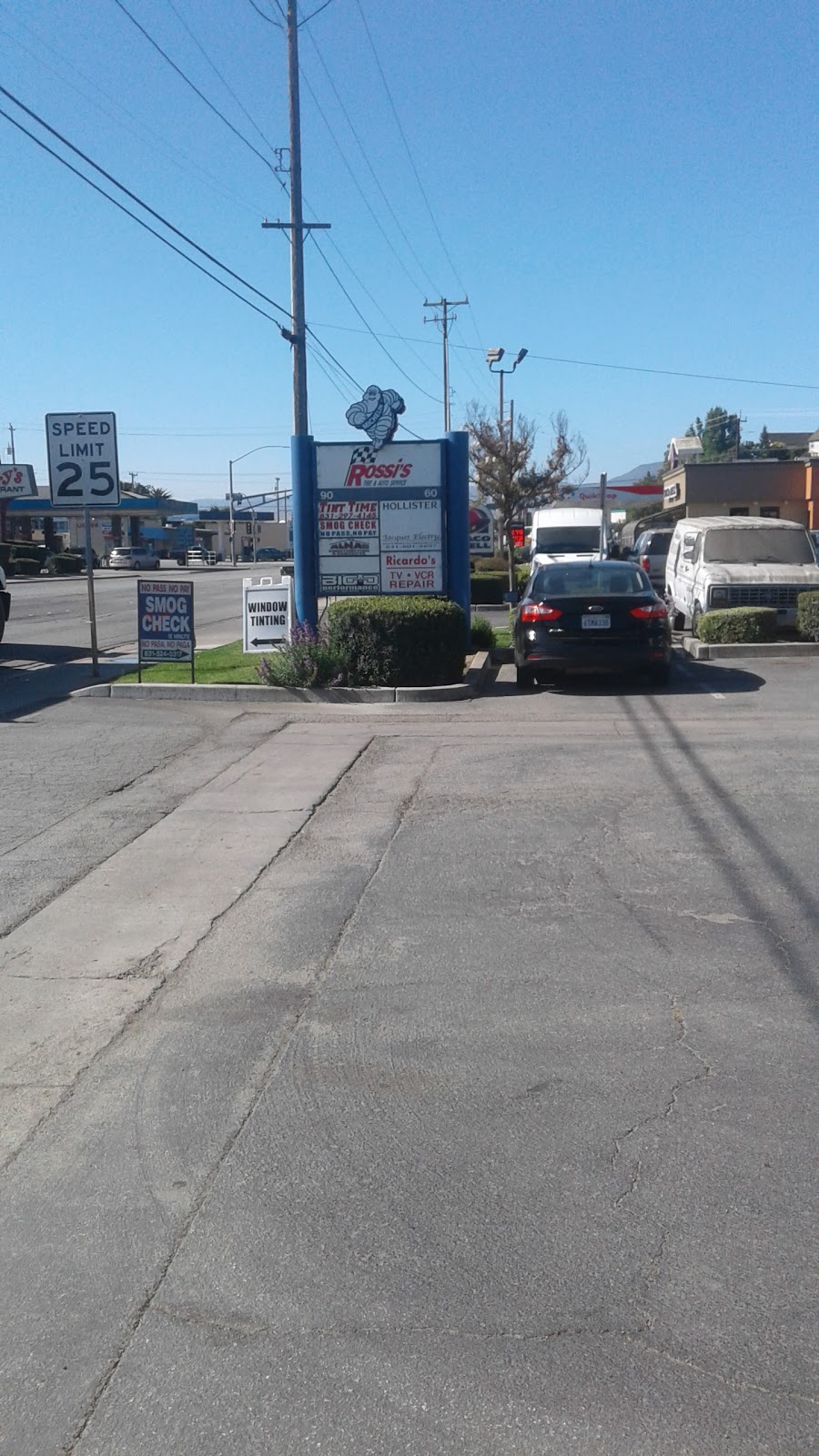 Rossis Tire & Auto Services | 90 San Felipe Rd # A, Hollister, CA 95023, USA | Phone: (831) 637-3768