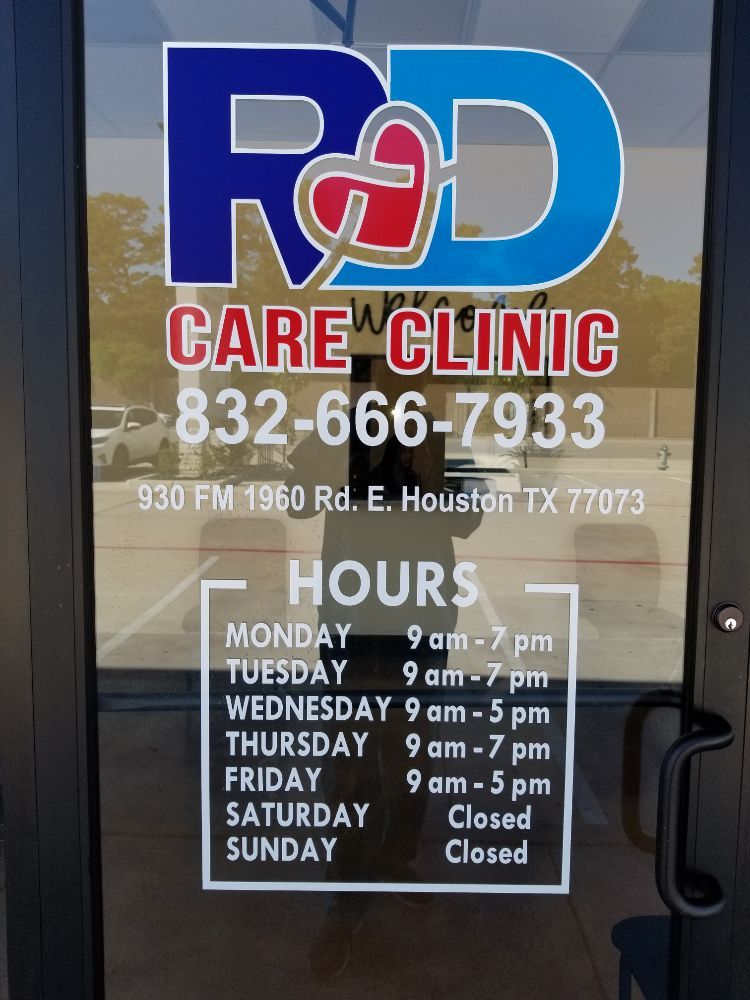 R & D Care Clinic | 930 Farm to Market 1960 Rd E Ste E, Houston, TX 77073, USA | Phone: (832) 666-7933