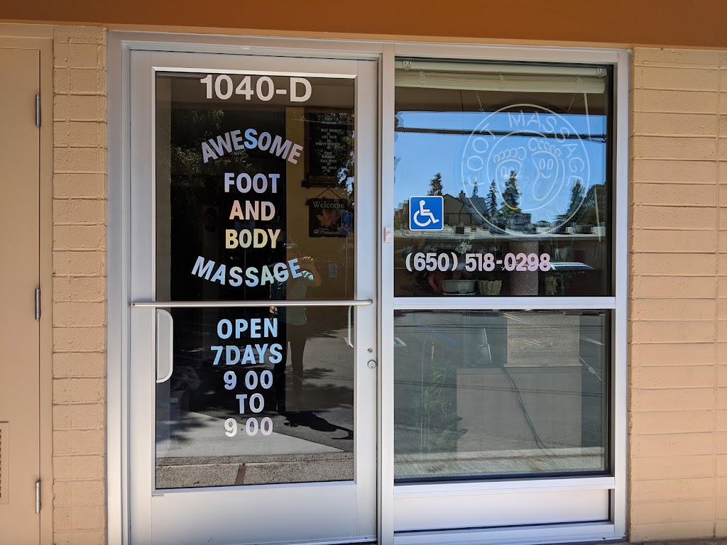 Awesome Foot and body Massage | 1040 Brewster Ave D, Redwood City, CA 94063, USA | Phone: (650) 518-0298