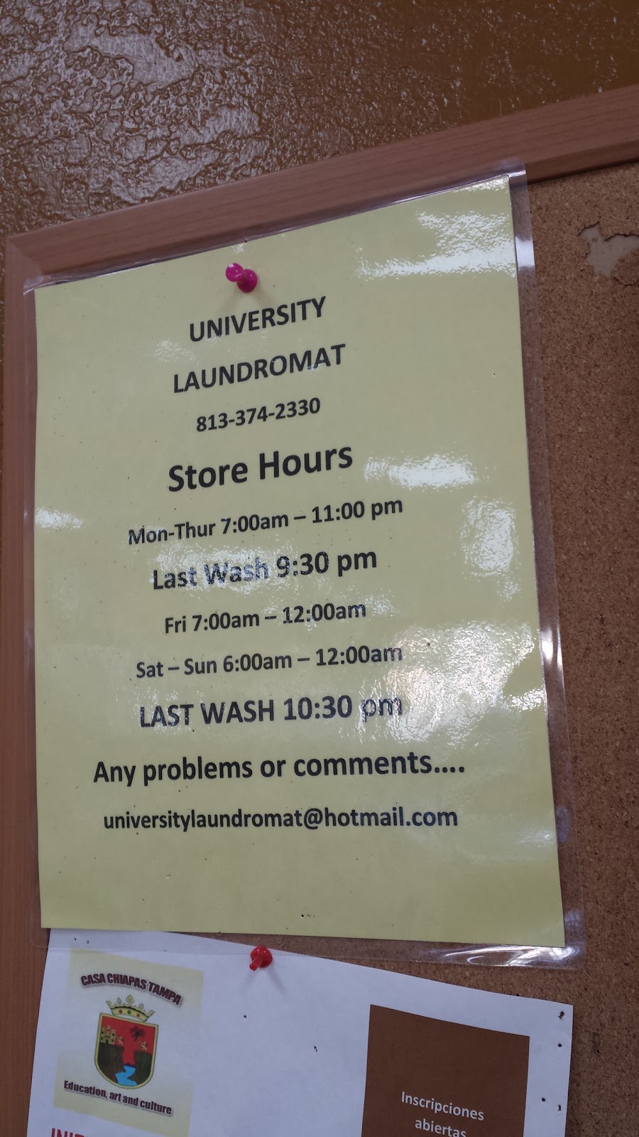 University Laundromats Corporation | 1917 E Fletcher Ave, Tampa, FL 33612, USA | Phone: (813) 374-2330