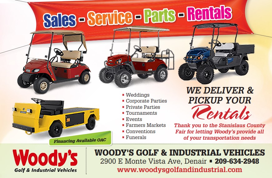 Woodys Golf & Industrial Vehicles | 2900 E Monte Vista Ave, Denair, CA 95316, USA | Phone: (209) 634-2948