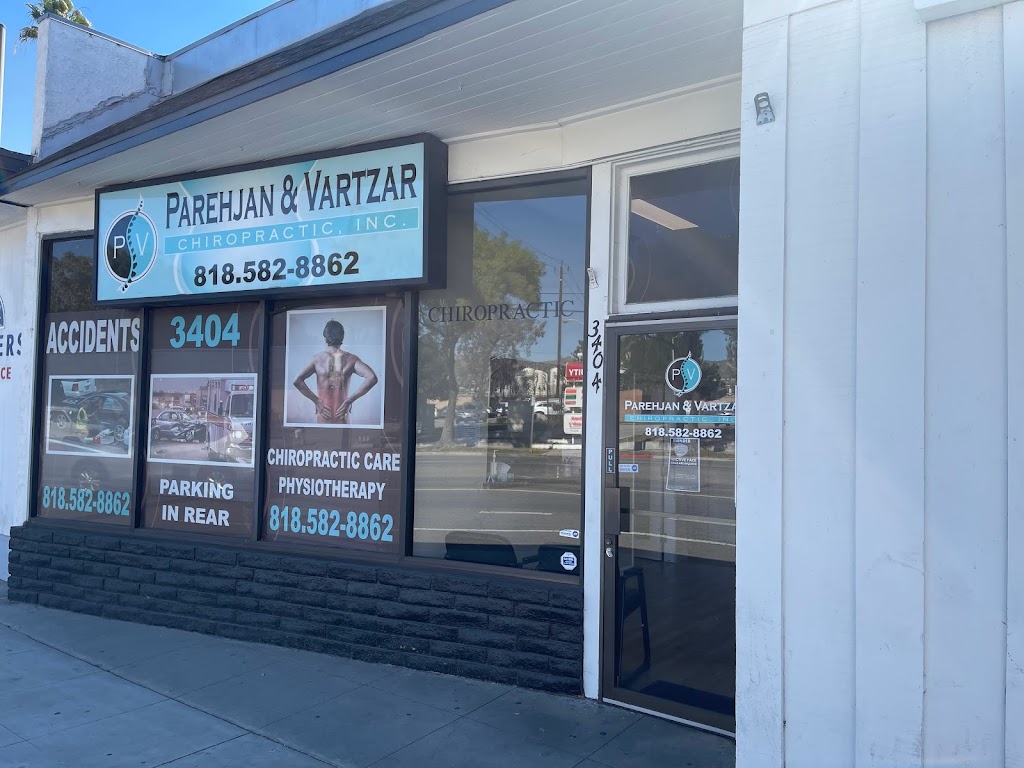 Parehjan & Vartzar Chiropractic Inc. | 3404 W Victory Blvd, Burbank, CA 91505 | Phone: (818) 582-8862