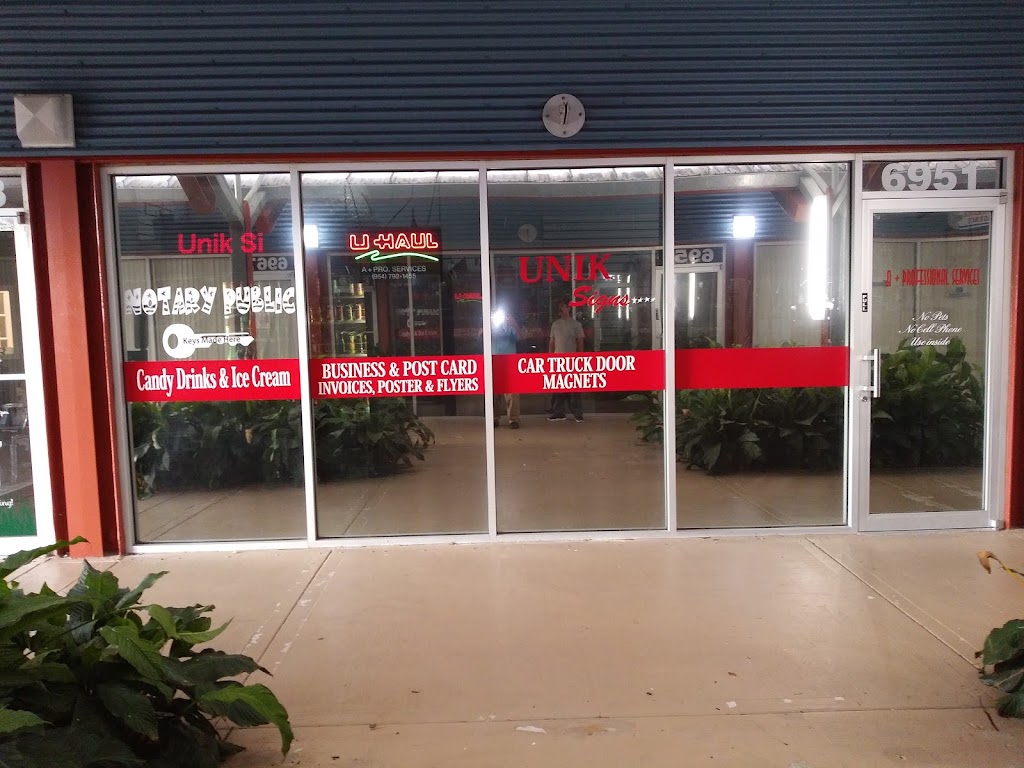 Unik Signs | 6951 Stirling Rd, Davie, FL 33314, USA | Phone: (954) 581-2691