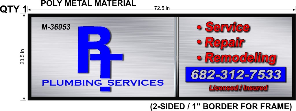 RT Plumbing Services, Inc. | 12250 Business Hwy. 287 N #106, Fort Worth, TX 76179, USA | Phone: (817) 741-5526