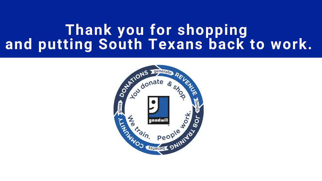 Goodwill | Wild Horse Mall, 1601 S Hwy 77, Kingsville, TX 78363, USA | Phone: (361) 221-9992