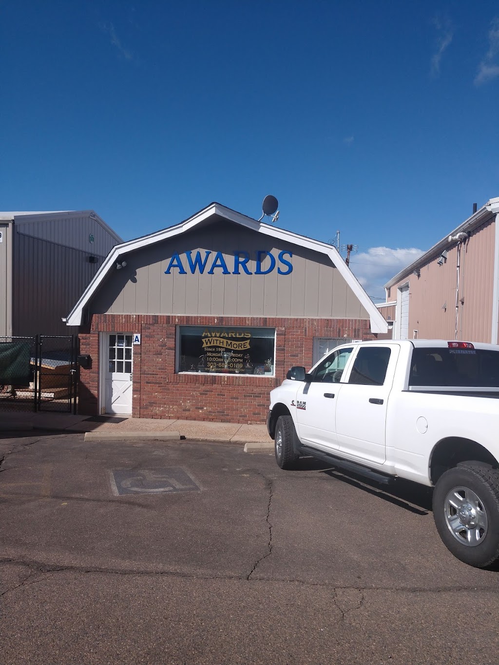 Awards With More | 3157 Commerce Ct, Castle Rock, CO 80109, USA | Phone: (303) 688-0139