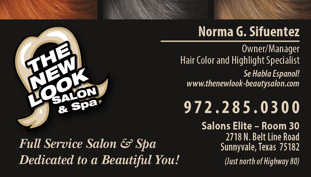 The New Look Salon and Spa | 2718 N Belt Line Rd #30, Sunnyvale, TX 75182 | Phone: (972) 285-0300