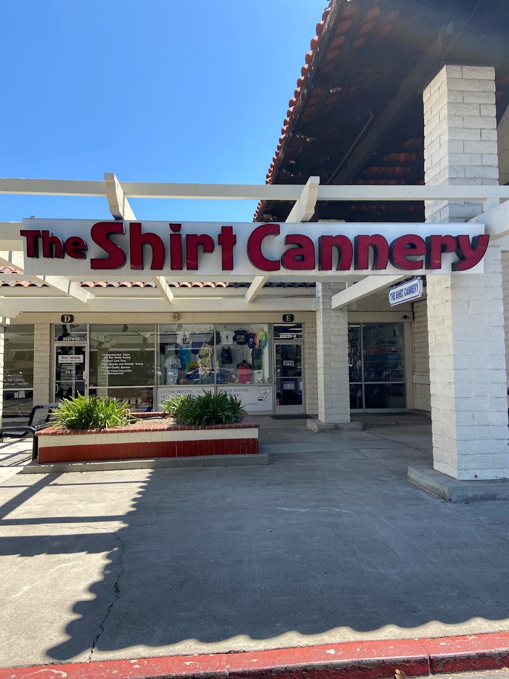 Shirt Cannery | 25270 Marguerite Pkwy Ste E, Mission Viejo, CA 92692, USA | Phone: (949) 768-4102