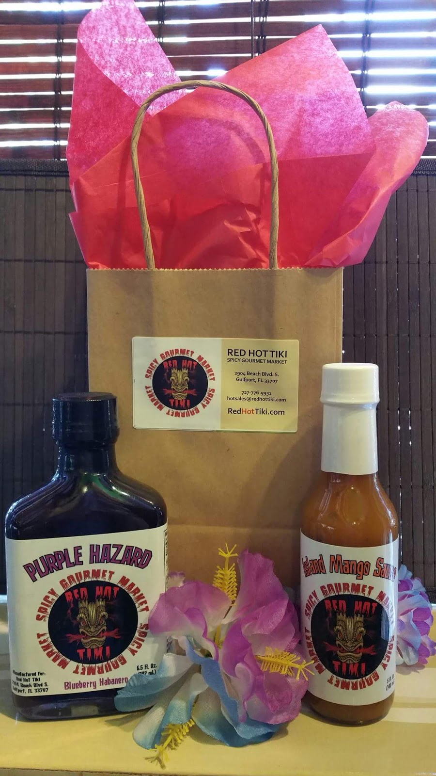 Red Hot Tiki Spicy Gourmet Market | 2904 Beach Blvd S, Gulfport, FL 33707, USA | Phone: (727) 776-5931