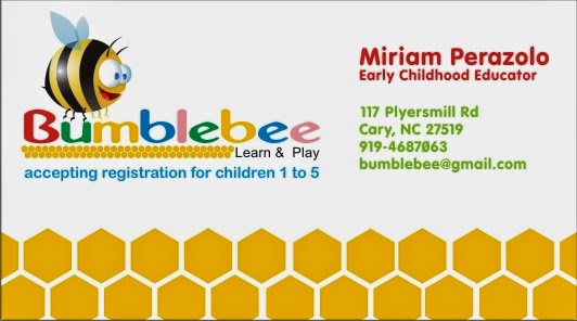 Bumblebee Learn & Play | 117 Plyersmill Rd, Cary, NC 27519, USA | Phone: (919) 468-7063