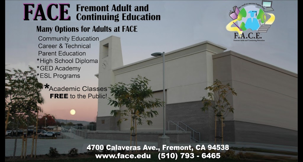 Fremont Adult & Continuing Education | 4700 Calaveras Ave, Fremont, CA 94538, USA | Phone: (510) 793-6465