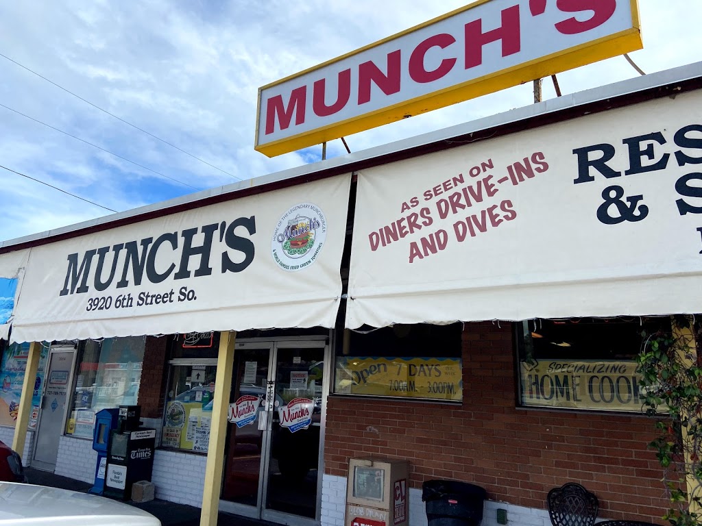 Munchs Restaurant & Sundries | 3920 6th St S, St. Petersburg, FL 33705, USA | Phone: (727) 896-5972