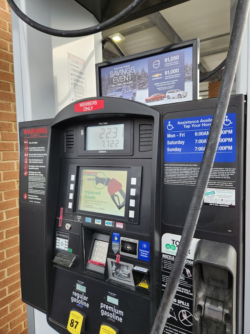 Costco Gas Station | 40 Fischer Crossings Blvd, Sharpsburg, GA 30277, USA | Phone: (678) 621-8594