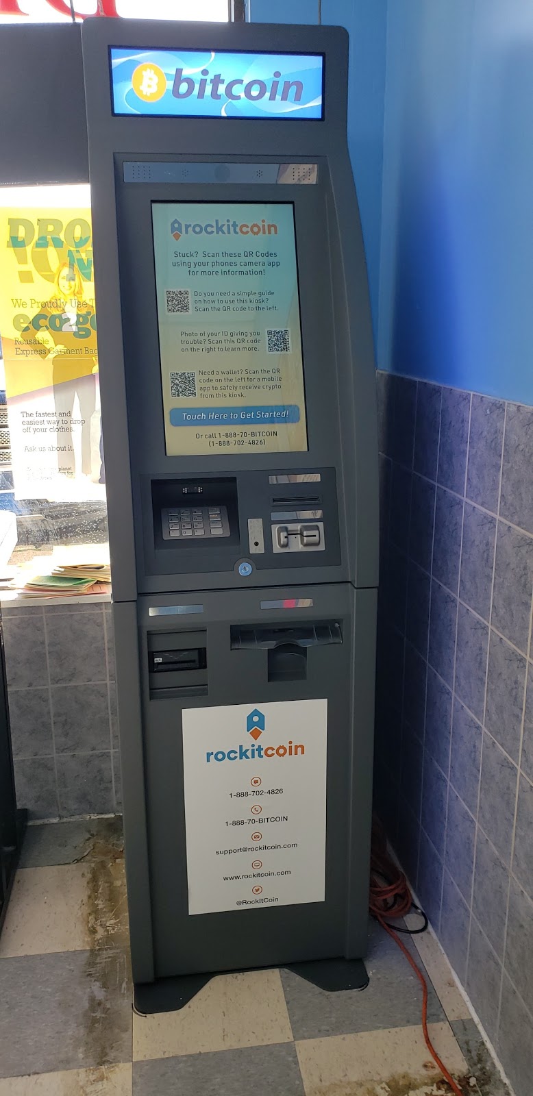 RockItCoin Bitcoin ATM | 100 Summerhill Rd, Spotswood, NJ 08884, USA | Phone: (888) 702-4826