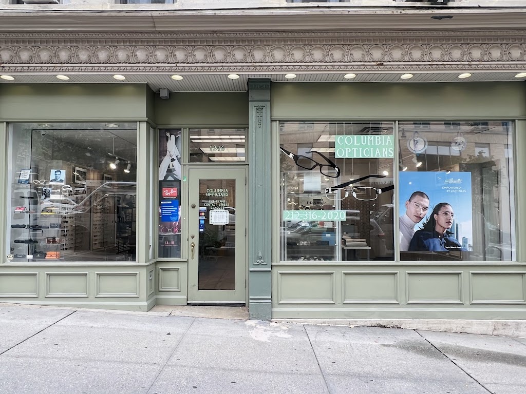 Columbia Opticians | 1246 Amsterdam Ave, New York, NY 10027, USA | Phone: (212) 316-2020
