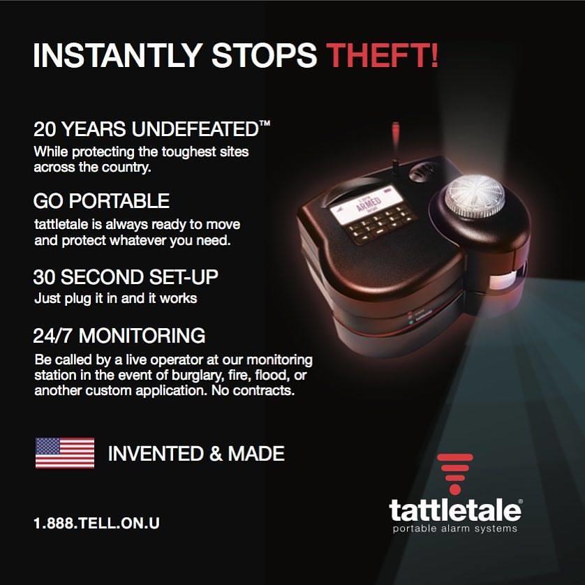 Tattletale Portable Alarm System | 6269 Frost Rd, Westerville, OH 43082, USA | Phone: (614) 540-7233