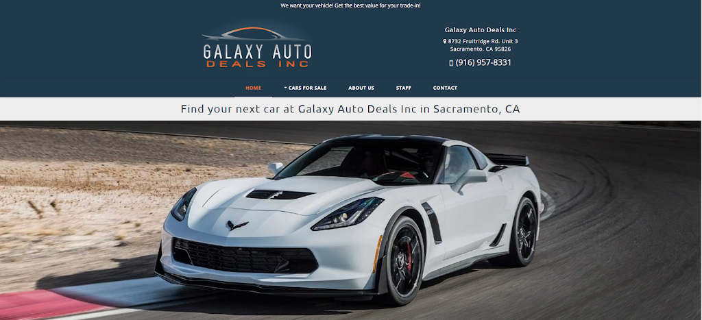 Galaxy Auto Deals | 8732 Fruitridge Rd Unit 3, Sacramento, CA 95826, USA | Phone: (916) 957-8331