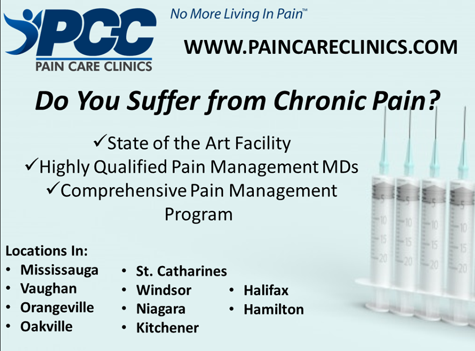 PCC Pain Care Clinics Niagara | 6360 Lundys Ln, Niagara Falls, ON L2G 1T6, Canada | Phone: (289) 302-7246