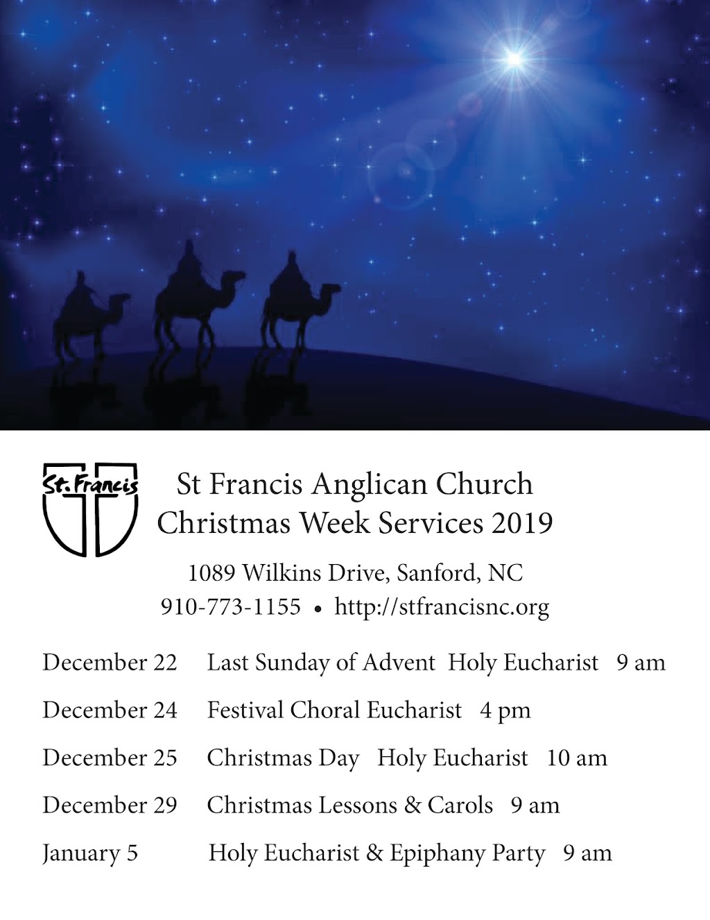 St Francis Anglican Church | 1089 Wilkins Dr, Sanford, NC 27330, USA | Phone: (919) 292-0031
