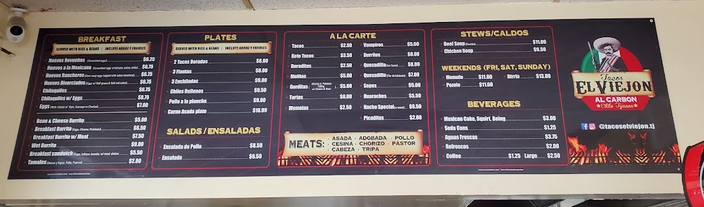 Tacos El Viejon estilo Tijuana. | 3818 East Cesar E Chavez Avenue, Los Angeles, CA 90063, USA | Phone: (424) 521-0033