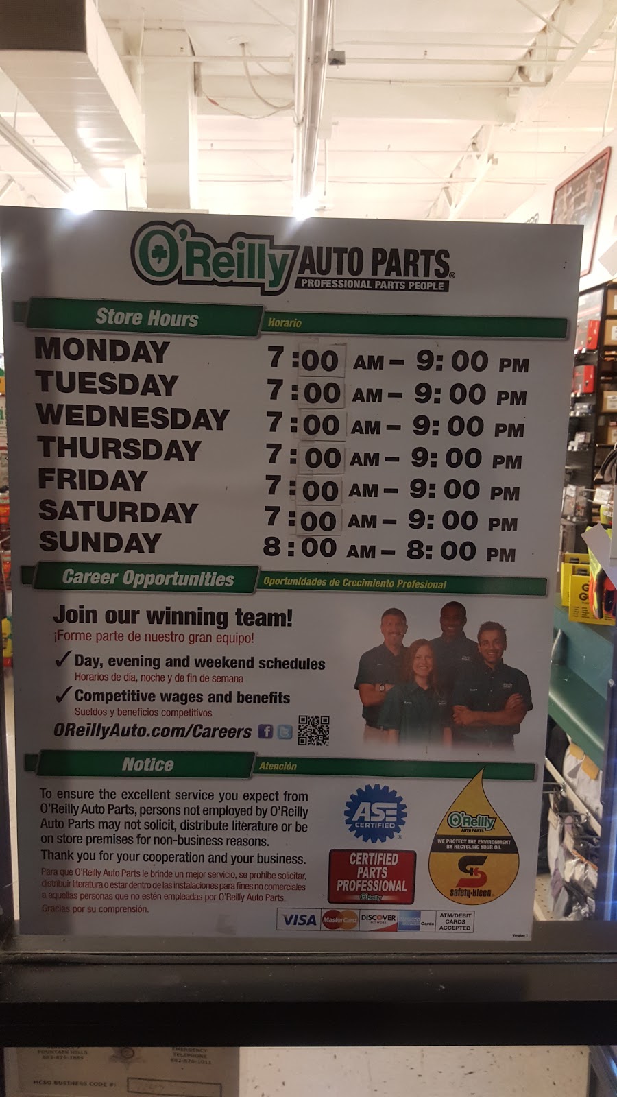 OReilly Auto Parts | 16725 E Shea Blvd, Fountain Hills, AZ 85268, USA | Phone: (480) 837-0948