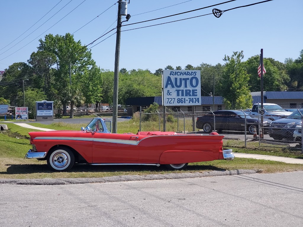 Richards Auto & Tire Service Center | 17426 US-19, Hudson, FL 34667, USA | Phone: (727) 861-7474