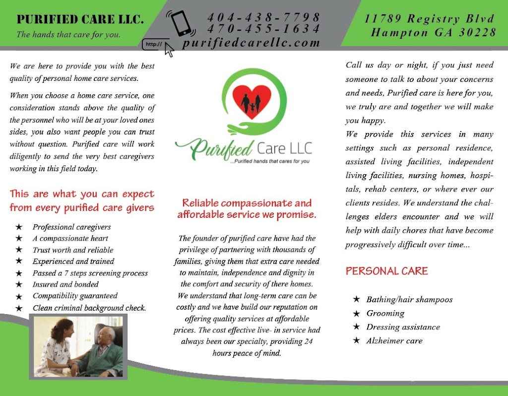 purified care llc | 11789 Registry Blvd, Hampton, GA 30228, USA | Phone: (404) 438-7798