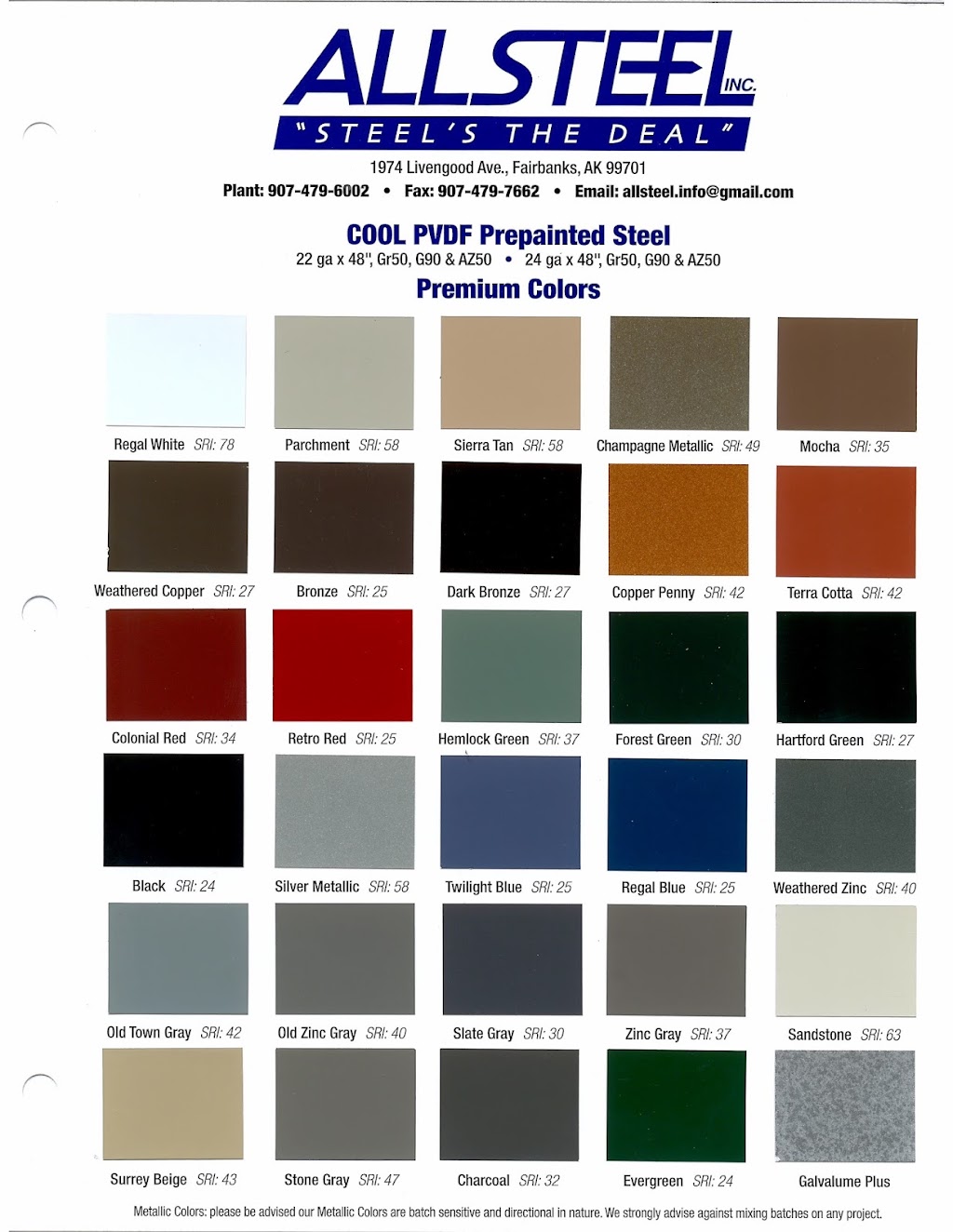 All Steel Inc | 690 S Dandelion Cir, Wasilla, AK 99654, USA | Phone: (907) 373-6002