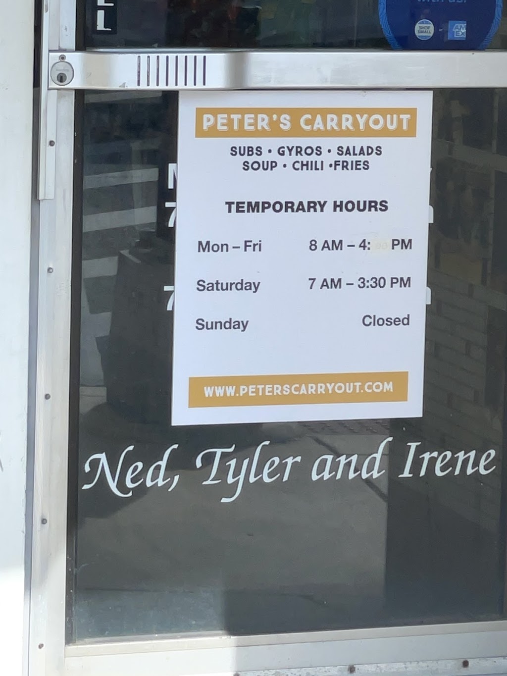 Peters Carryout | 8017 Wisconsin Ave, Bethesda, MD 20814, USA | Phone: (301) 656-2242